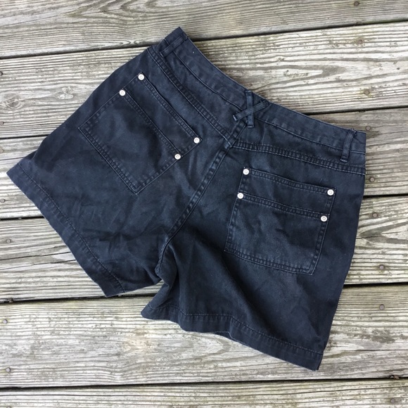 Vintage express high waisted black jorts - Picture 3 of 6